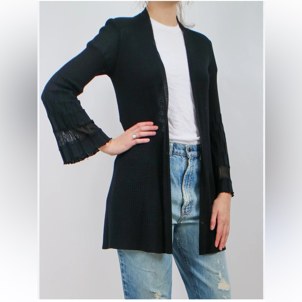 Missoni Black Knit Cardigan Size Small Y2K 2000s